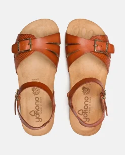 Flat Sandals|Yokono Flat Sandal IBIZA-185 Brown