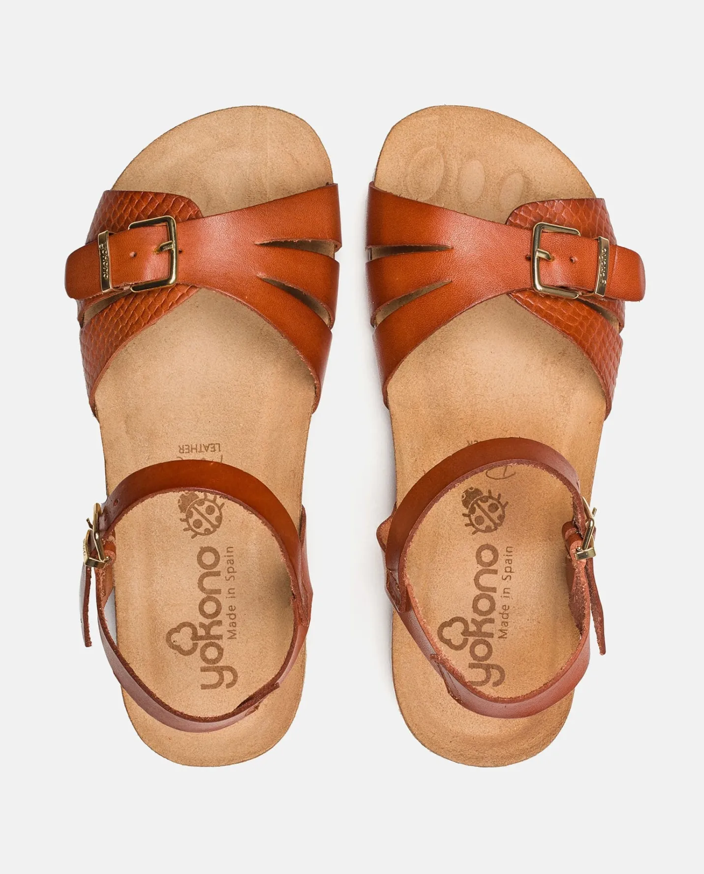 Flat Sandals|Yokono Flat Sandal IBIZA-185 Brown