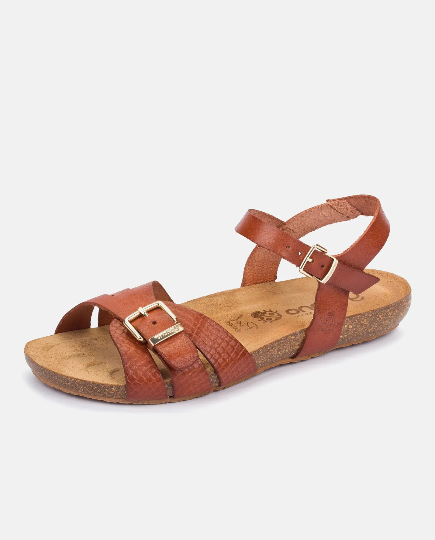 Flat Sandals|Yokono Flat Sandal IBIZA-185 Brown