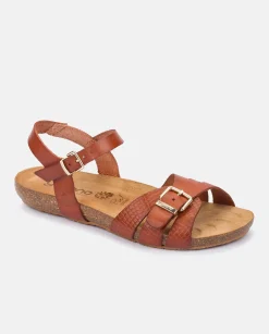 Flat Sandals|Yokono Flat Sandal IBIZA-185 Brown