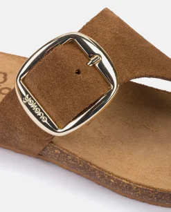Flat Sandals|Yokono Flat Sandal IBIZA-205 Brown