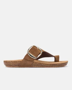 Flat Sandals|Yokono Flat Sandal IBIZA-205 Brown