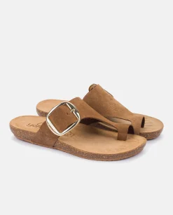 Flat Sandals|Yokono Flat Sandal IBIZA-205 Brown