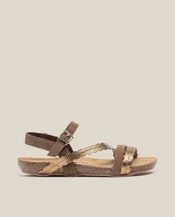Flat Sandals|Yokono Flat Sandal IBIZA-176 Brown