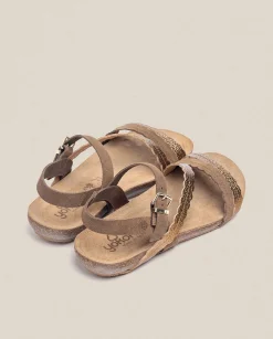 Flat Sandals|Yokono Flat Sandal IBIZA-176 Brown