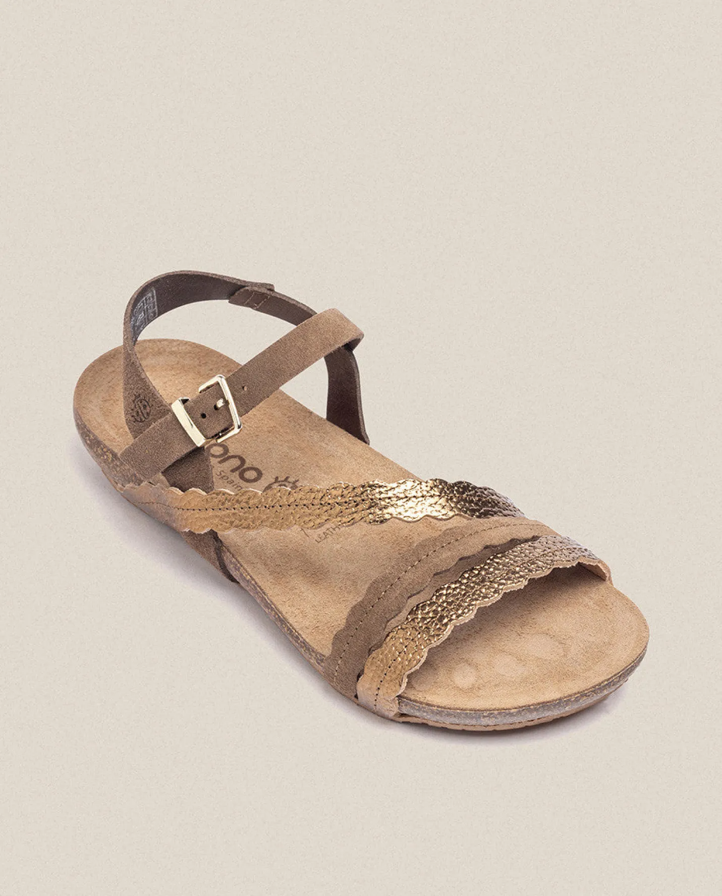 Flat Sandals|Yokono Flat Sandal IBIZA-176 Brown