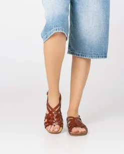 Flat Sandals|Yokono Flat Sandal IBIZA-175 Brown