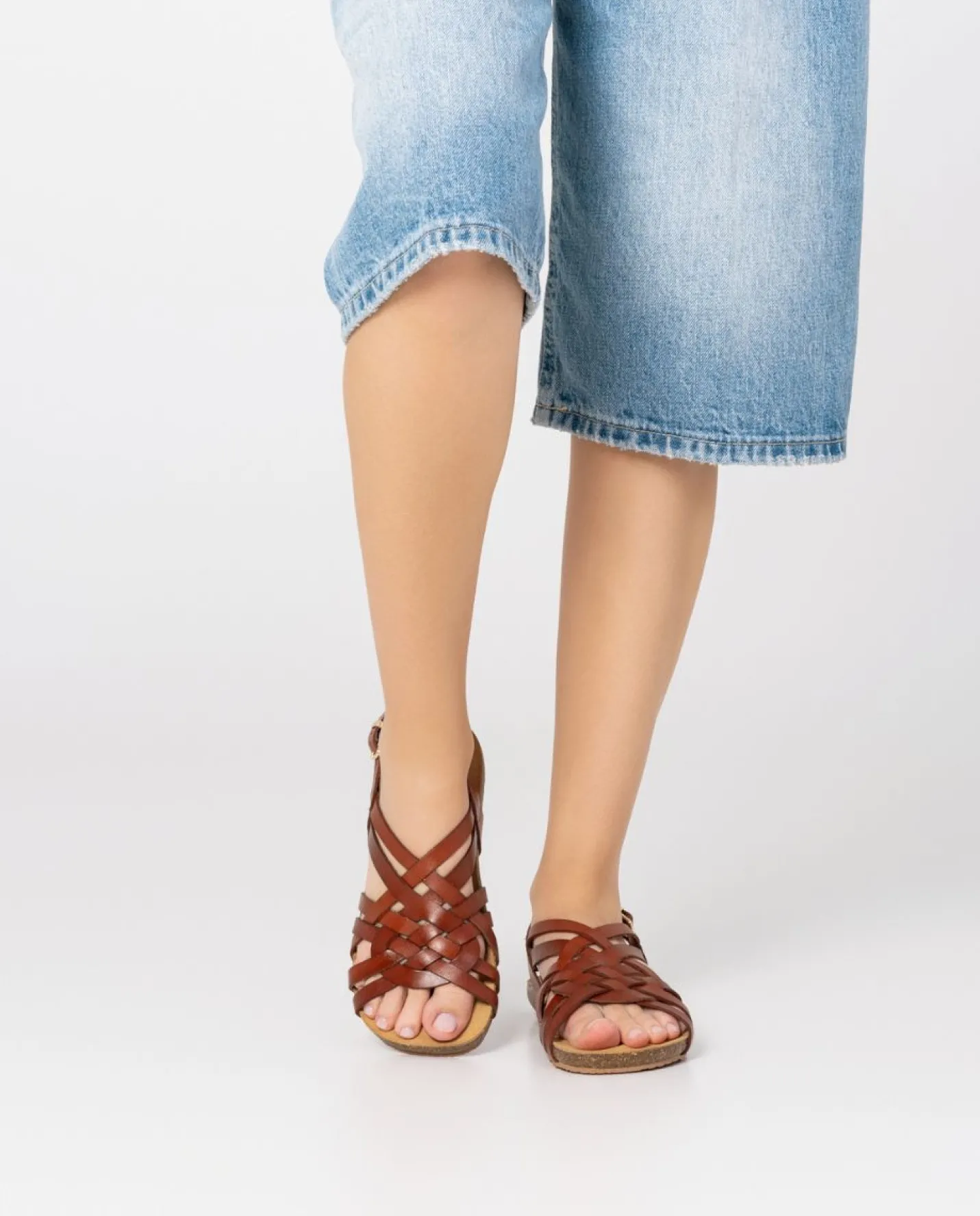 Flat Sandals|Yokono Flat Sandal IBIZA-175 Brown
