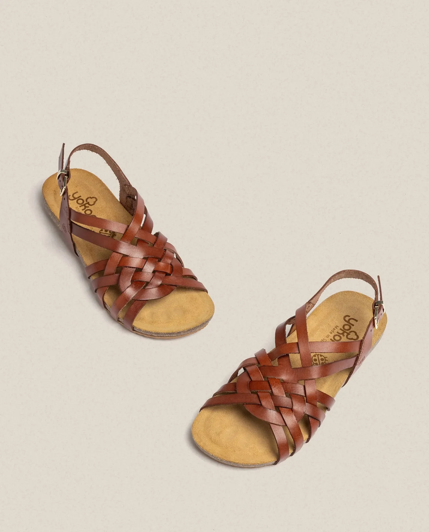 Flat Sandals|Yokono Flat Sandal IBIZA-175 Brown