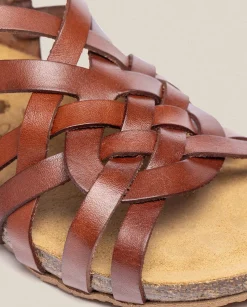 Flat Sandals|Yokono Flat Sandal IBIZA-175 Brown