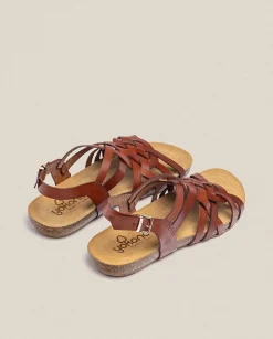 Flat Sandals|Yokono Flat Sandal IBIZA-175 Brown