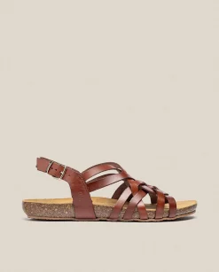 Flat Sandals|Yokono Flat Sandal IBIZA-175 Brown