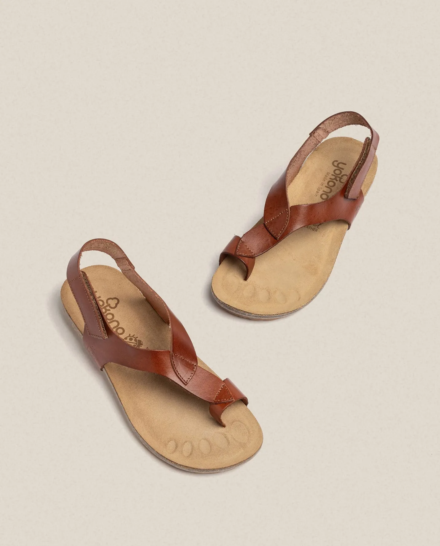Flat Sandals|Yokono Flat Sandal IBIZA-174 Brown