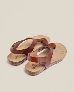 Flat Sandals|Yokono Flat Sandal IBIZA-174 Brown