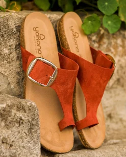 Flat Sandals|Yokono Flat Sandal IBIZA-205 Orange