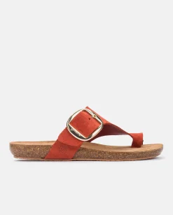 Flat Sandals|Yokono Flat Sandal IBIZA-205 Orange