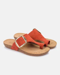 Flat Sandals|Yokono Flat Sandal IBIZA-205 Orange