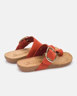 Flat Sandals|Yokono Flat Sandal IBIZA-205 Orange