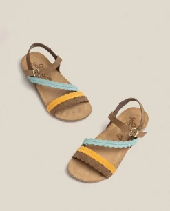 Flat Sandals|Yokono Flat Sandal IBIZA-176 Orange