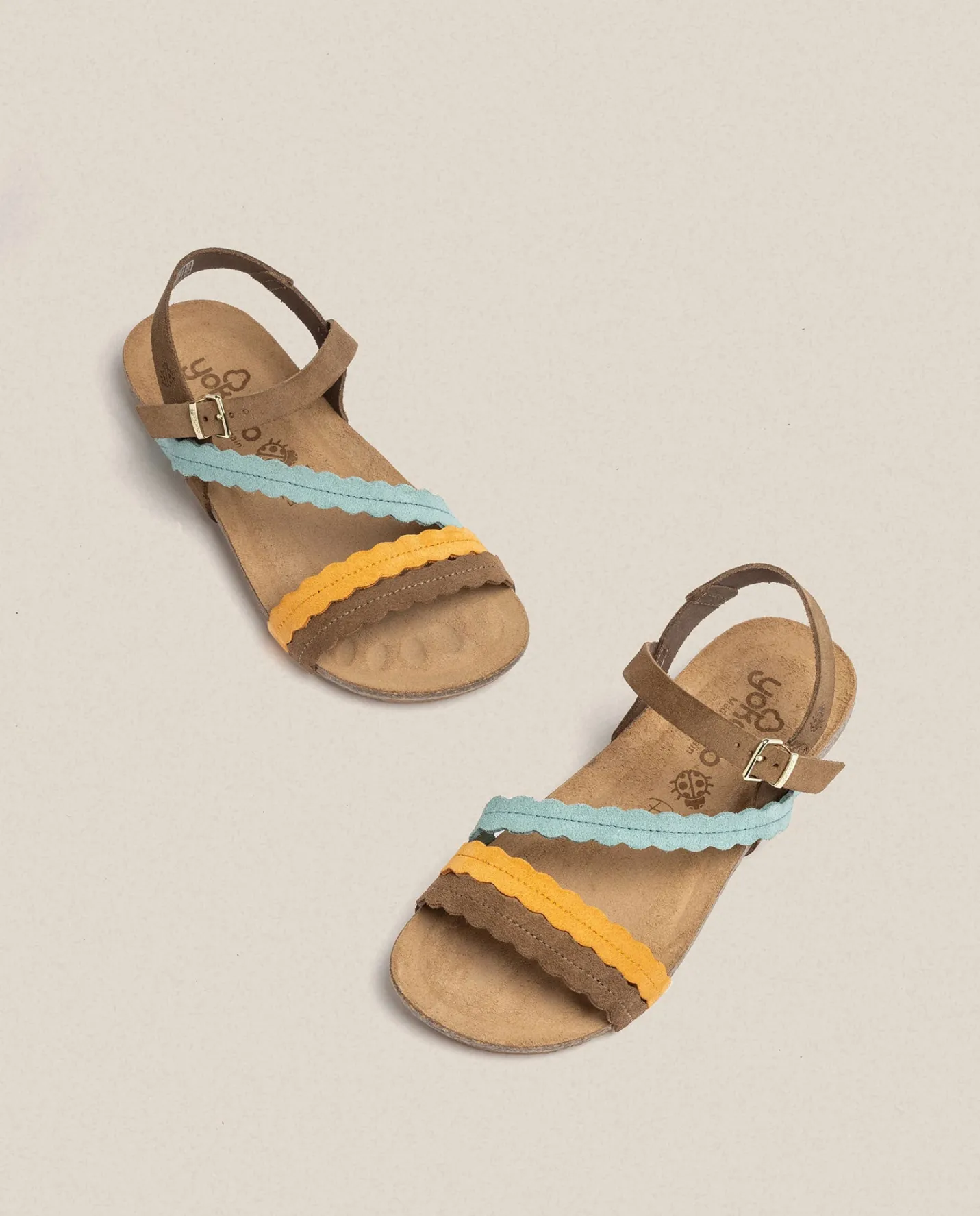 Flat Sandals|Yokono Flat Sandal IBIZA-176 Orange