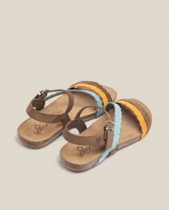 Flat Sandals|Yokono Flat Sandal IBIZA-176 Orange
