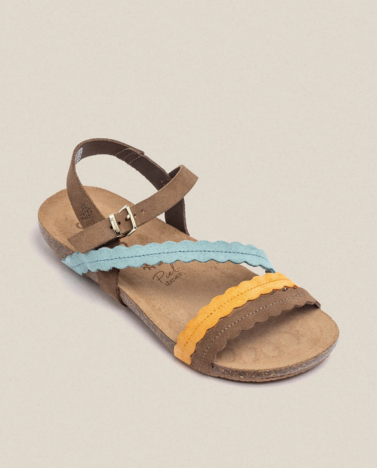 Flat Sandals|Yokono Flat Sandal IBIZA-176 Orange