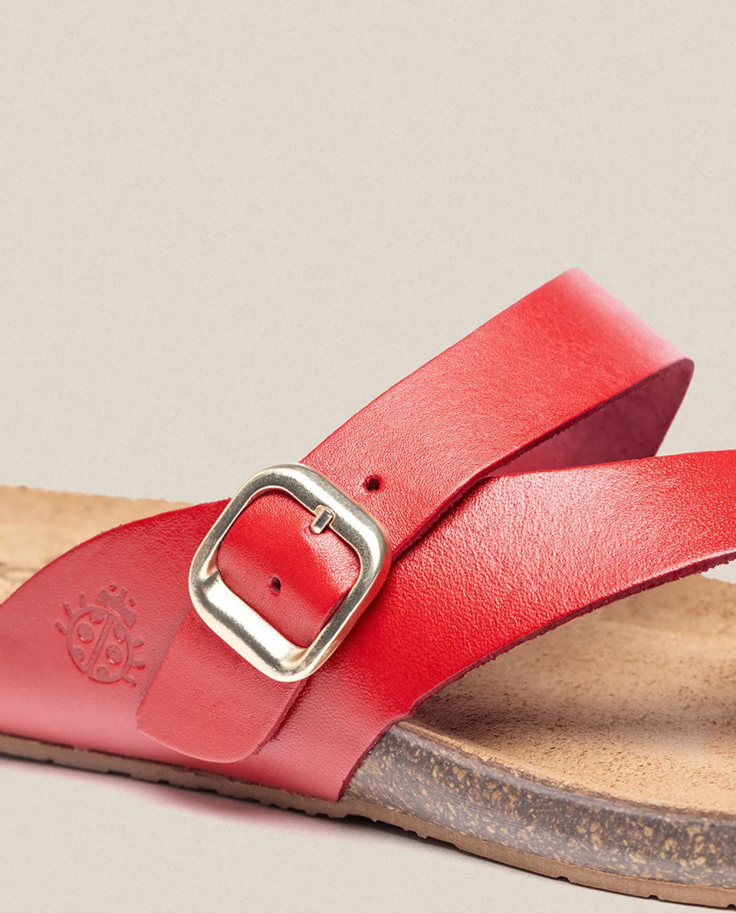 Flat Sandals|Yokono Flat Sandal IBIZA-013 Red