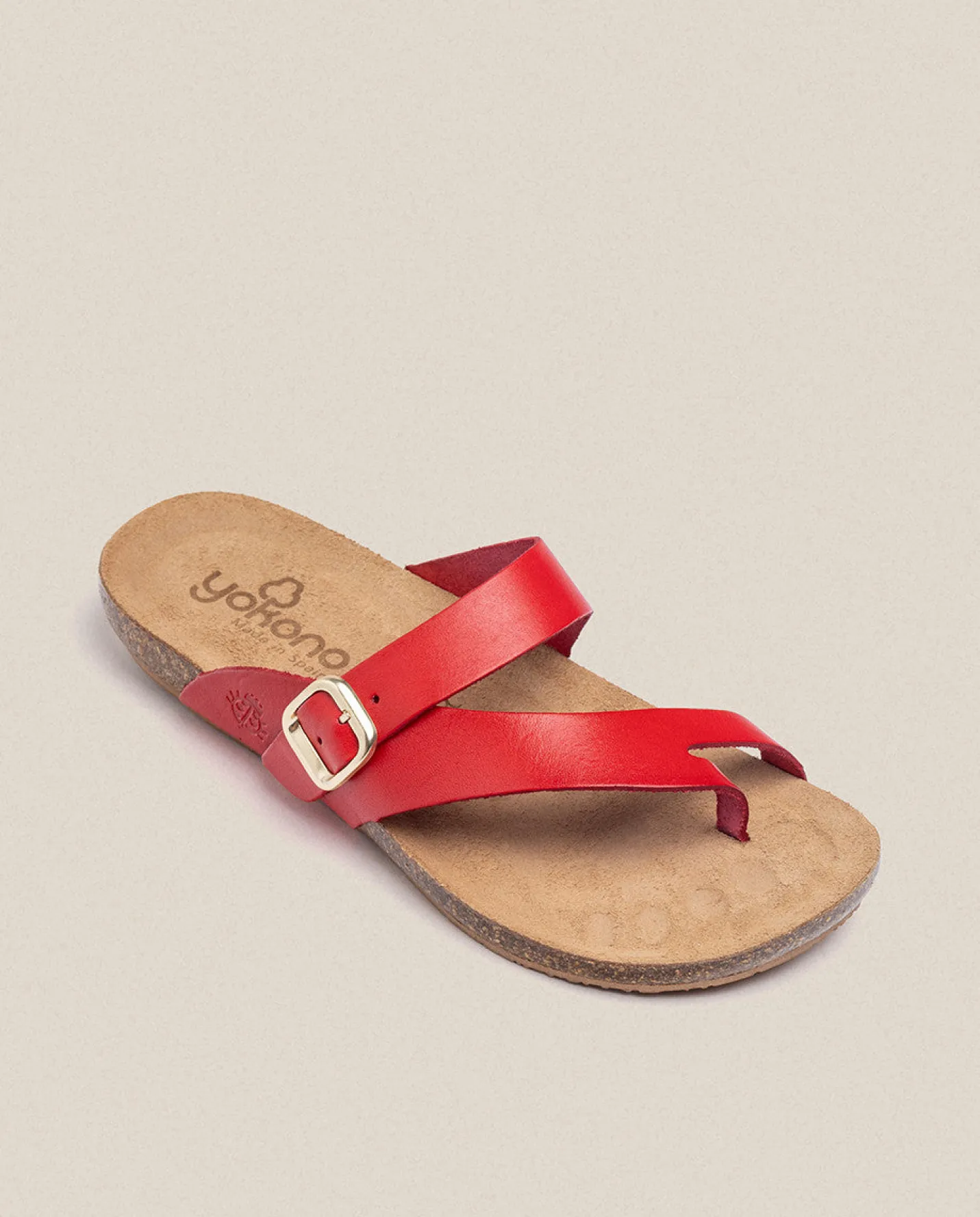 Flat Sandals|Yokono Flat Sandal IBIZA-013 Red