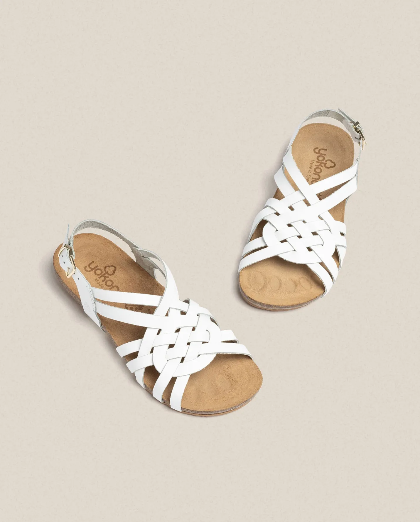 Flat Sandals|Yokono Flat Sandal IBIZA-175 White