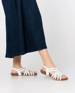 Flat Sandals|Yokono Flat Sandal IBIZA-175 White