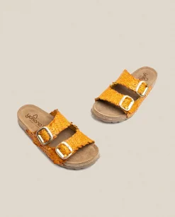 Flat Sandals|Yokono Flat Sandal Jerba 143 Orange
