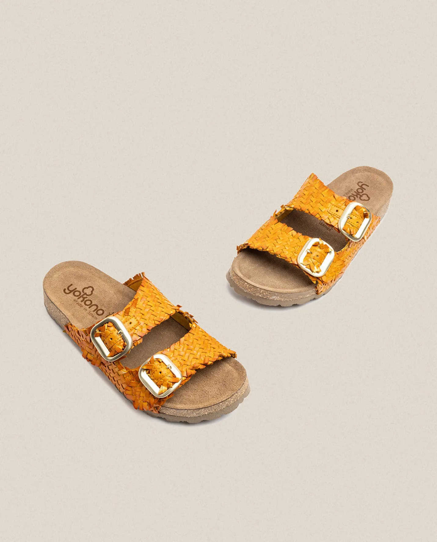Flat Sandals|Yokono Flat Sandal Jerba 143 Orange