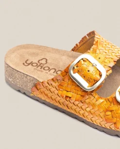 Flat Sandals|Yokono Flat Sandal Jerba 143 Orange