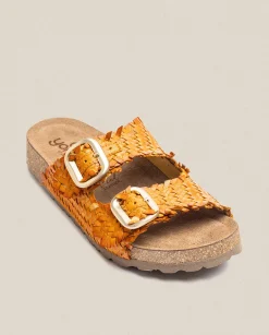 Flat Sandals|Yokono Flat Sandal Jerba 143 Orange