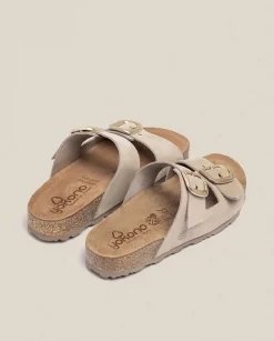 Flat Sandals|Yokono Flat Sandal JERBA-136 Beige