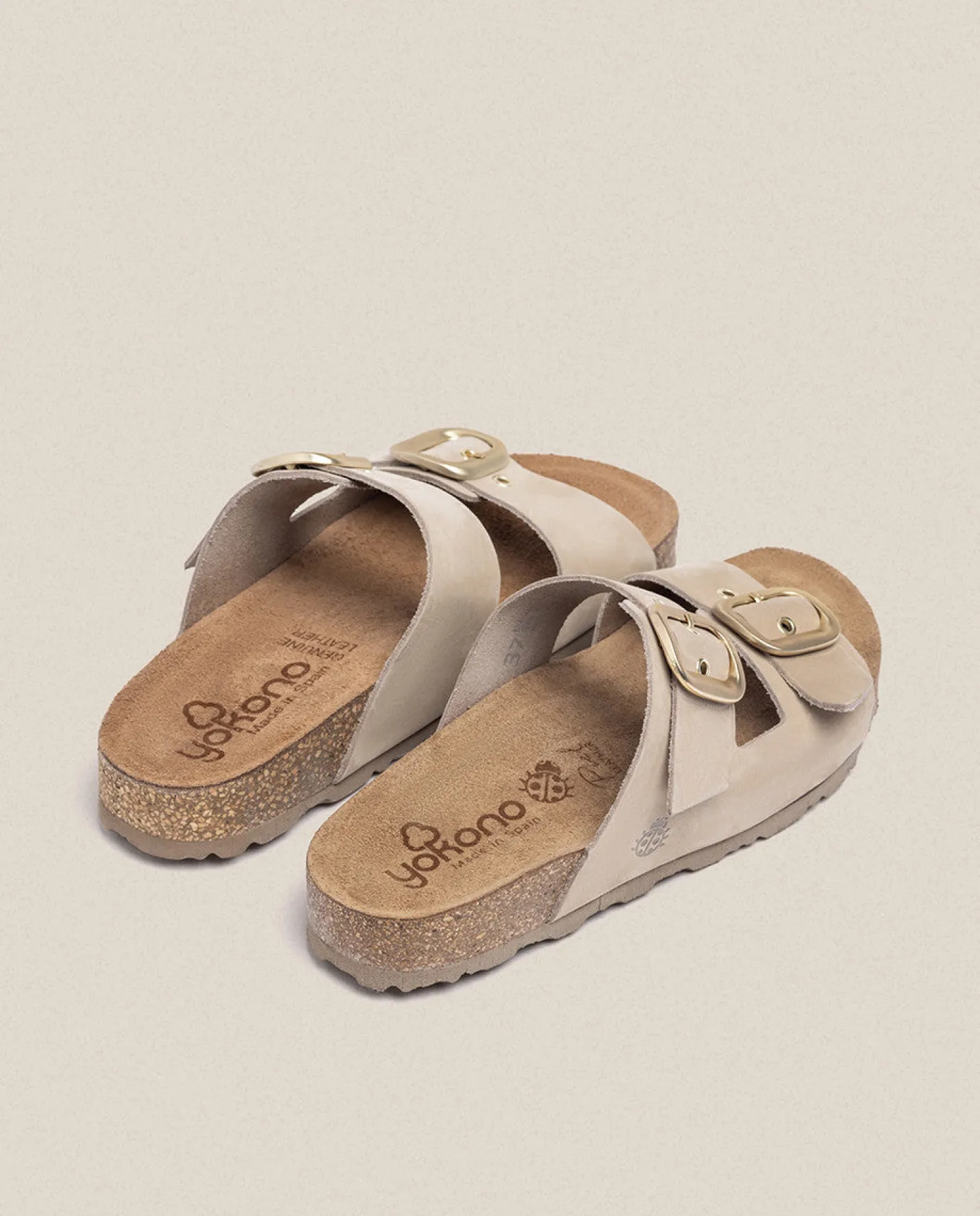 Flat Sandals|Yokono Flat Sandal JERBA-136 Beige