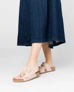 Flat Sandals|Yokono Flat Sandal JERBA-136 Beige