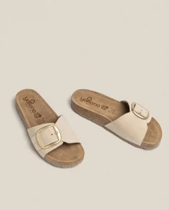 Flat Sandals|Yokono Flat Sandal JERBA-114 Beige