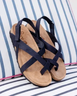 Flat Sandals|Yokono Flat Sandal JERBA-718 Black
