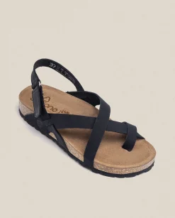 Flat Sandals|Yokono Flat Sandal JERBA-718 Black