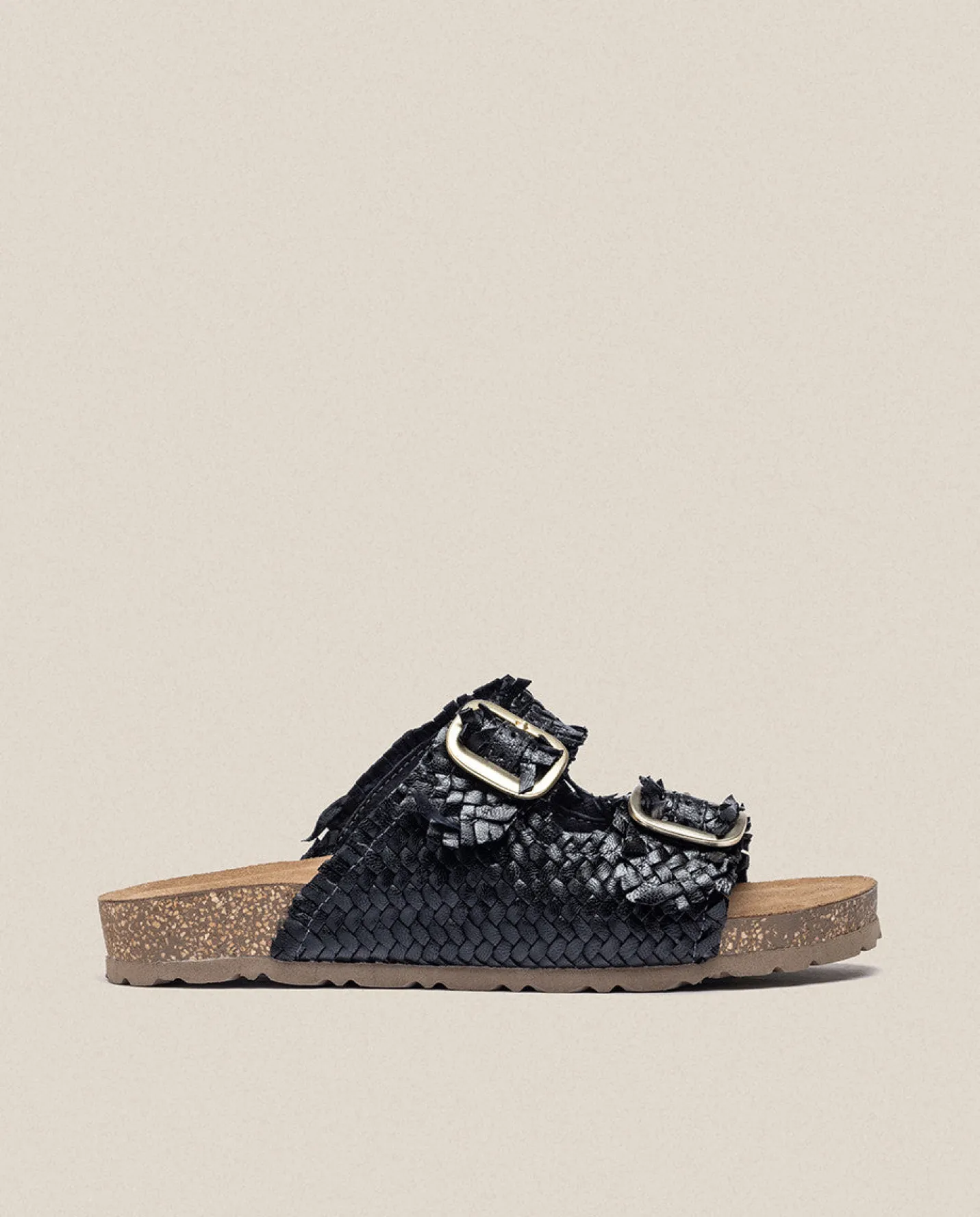 Flat Sandals|Yokono Flat Sandal JERBA-143 Black