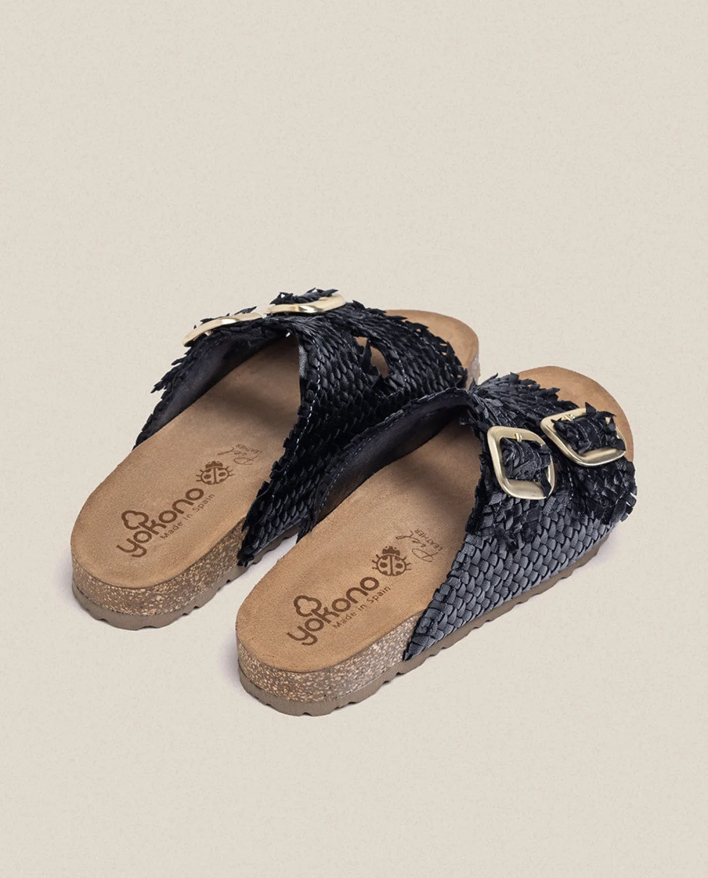Flat Sandals|Yokono Flat Sandal JERBA-143 Black