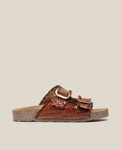 Flat Sandals|Yokono Flat Sandal JERBA-143 Brown