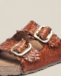 Flat Sandals|Yokono Flat Sandal JERBA-143 Brown