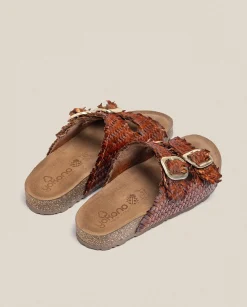 Flat Sandals|Yokono Flat Sandal JERBA-143 Brown