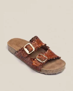 Flat Sandals|Yokono Flat Sandal JERBA-143 Brown