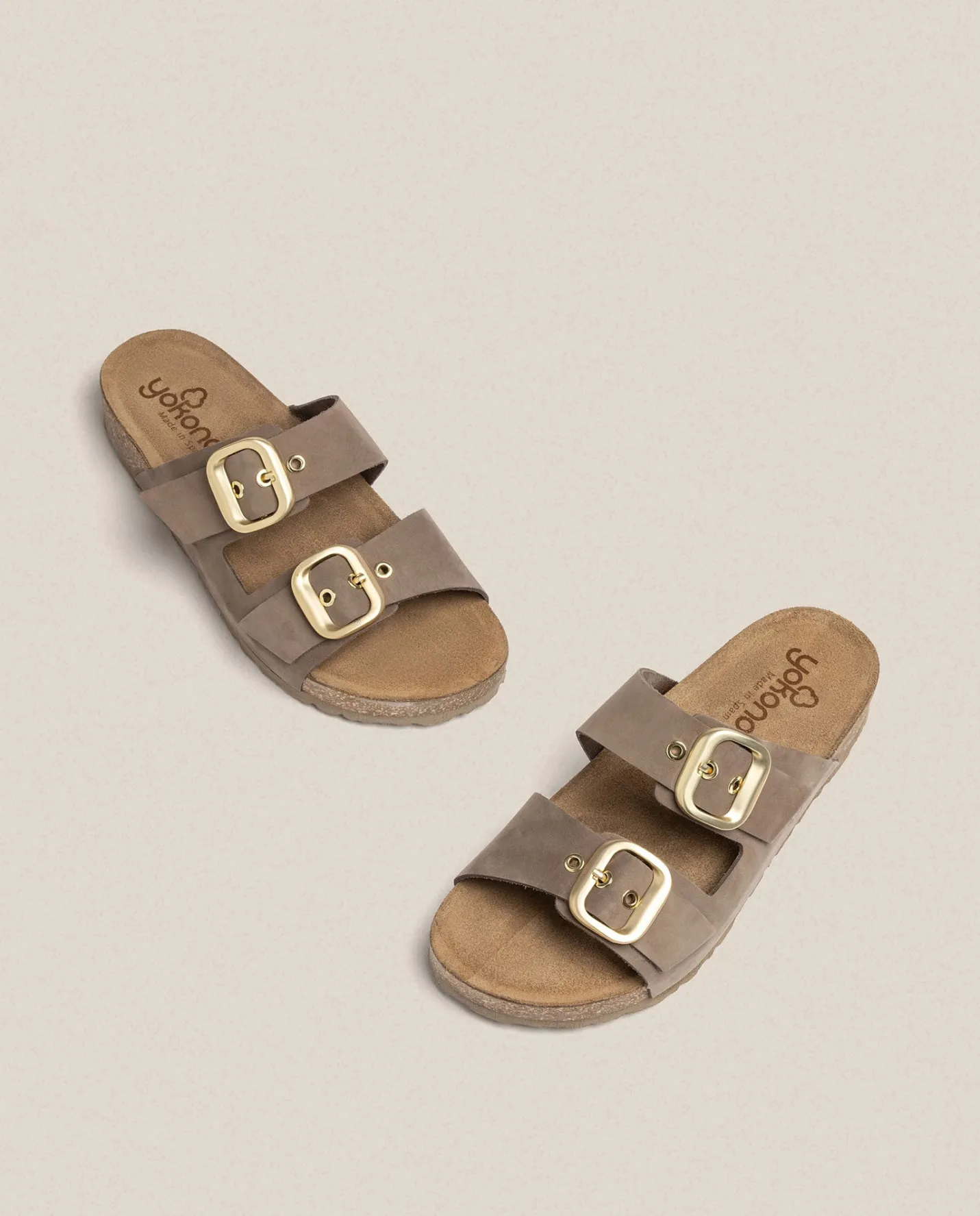 Flat Sandals|Yokono Flat Sandal JERBA-136 Brown
