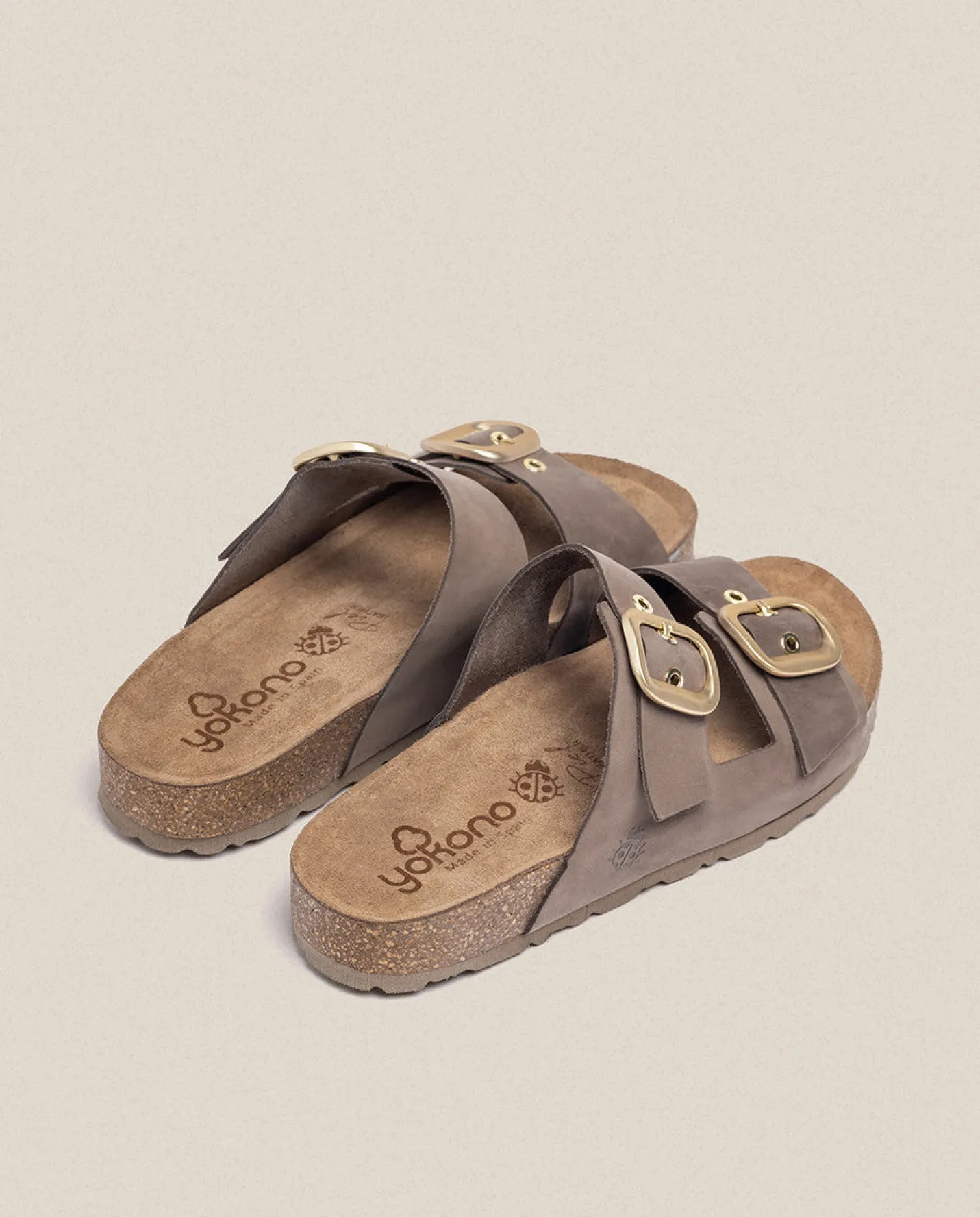 Flat Sandals|Yokono Flat Sandal JERBA-136 Brown