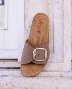 Flat Sandals|Yokono Flat Sandal JERBA-114 Brown