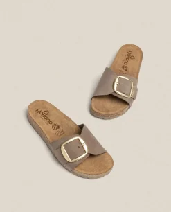 Flat Sandals|Yokono Flat Sandal JERBA-114 Brown